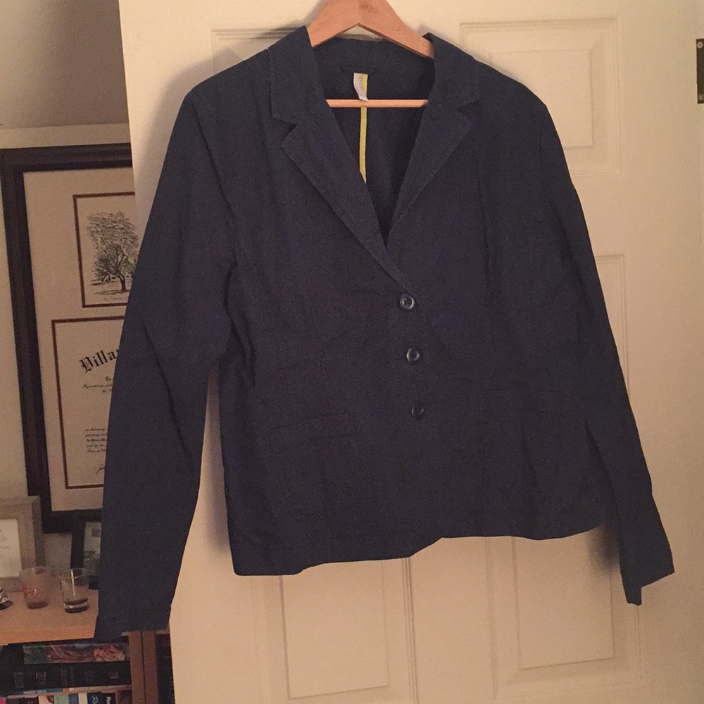 Old Navy Navy Three Button Blazer